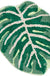 Feblilac Monstera Leaves Tufted Bath Mat