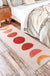 Feblilac Pink Moon Phase Runner Mat for Bedroom Bathroom