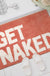 Feblilac Red/Grey Get Naked Bath Mat