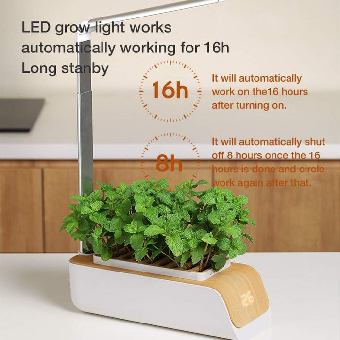 Desk Lamp Hydroponic Indoor Herb Garden Kit Smart Multi-Function Growing Led Lamp For Flower Vegetable Fruit Plant Growth Light