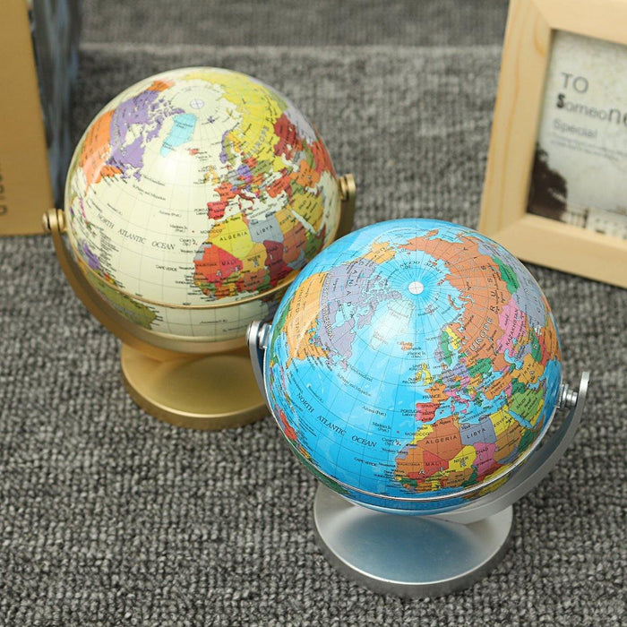 360 Dregee Rotating Globes Earth Ocean Globe World Geography Map Table Desktop