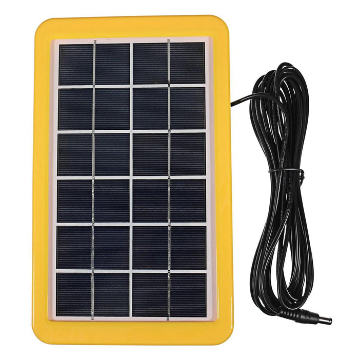 3W Solar Powered System Solar Panel Charging Generator 5V USB Power Generation System with 2 Bulbs