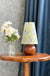 Flower Romantic Table Lamp Solid Wood Bedroom Study Decorative Lamp