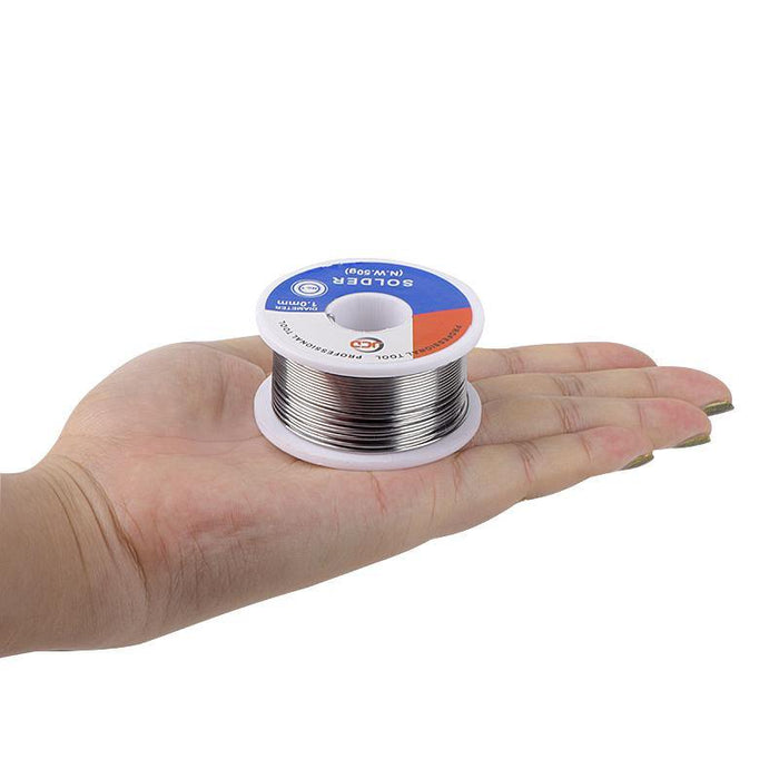 JCD 50G Solder Wire 60/40 FLUX 2.0% 0.6/0.8/1.0/1.2/1.5MM Tin Lead Tin Wire Melt Rosin Core Solder Soldering Wire Roll