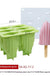 6-piece Spiral Ice Cream Silicone Food Grade Mold