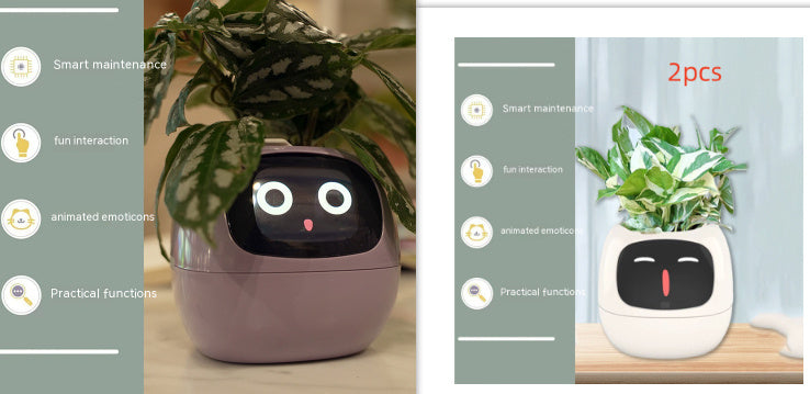 Facial Expression Control Intelligent Flower Pot