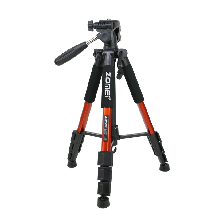 Compatible with Apple, New Zomei Tripod Z666 Professional Portable Travel Aluminum Camera Tripod Accessories Stand with Pan Head for Digital SLR Camera