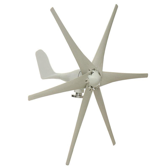 800W Peak 6 Blades 12V/24V/48V Horizontal Wind Turbine Generator Residential Home