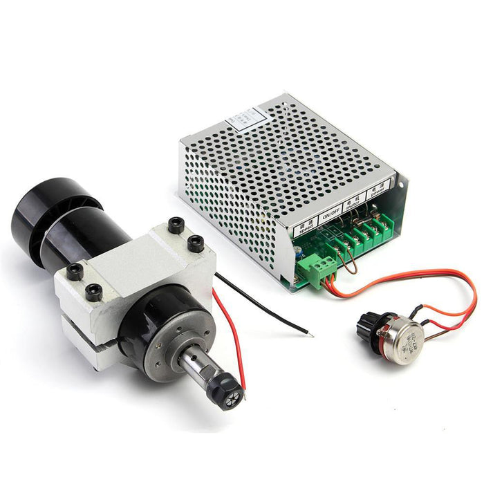 110-220V 500W Spindle Motor with Speed Governor and 52mm Clamp for CNC Machine