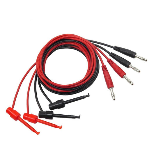 Cleqee P1039 4mm Banana Plug to Test Hook Clip Test Lead Cable For Multimeter