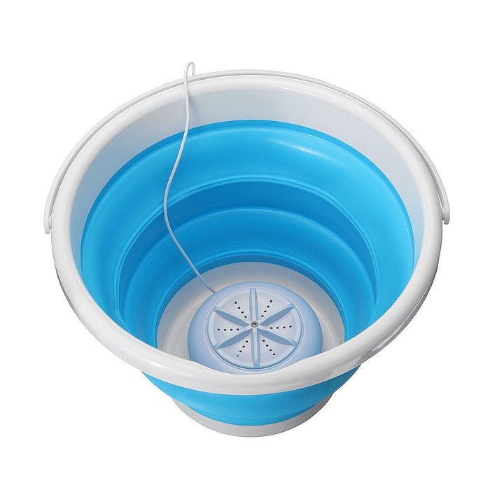 USB Folding Portable Ultrasonic Turbo Washing Machine Personal Laundry Wash