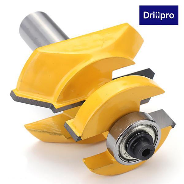 Drillpro RB34 1/2 Inch Shank Matched Tongue Groove V-notch Router Bit