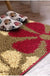 Feblilac Small Petal Flowers Tufted Bath Mat