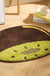 Feblilac Cute Fruit Kiwi Tufted Bath Mat