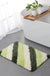 Feblilac Blue/Black/Green/Red/Brown/Purple and White Stripe Geometric Pattern Ultra Soft Bathroom Rug