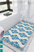 Feblilac Baroque Flower Pot PVC Coil Bathtub Mat and Shower Mat