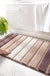 Feblilac Gradient Stripes Tufted Bath Mat