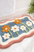 Feblilac Flower Tufted Bath Mat