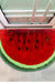 Feblilac Semi-Circular Watermelon Tufted Bathmat