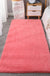 Feblilac Rectangular Solid Pink Thickened Tufted Bath Mat