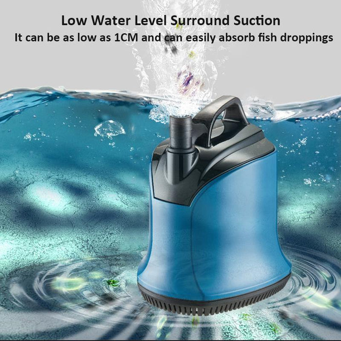 Low Noise 220V 55/45/25/7W 4500-560L/H Fish Tank Pond Aquarium Water Pump Submersible Water Fountain Pump Submersible Fountain Circulation Water Pump