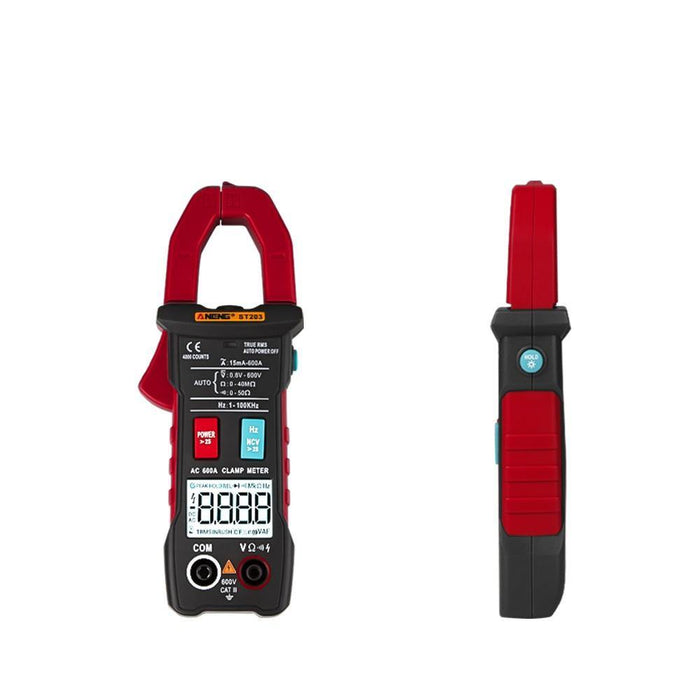 ANENG ST203 4000 Counts Full Intelligent Automatic Range True RMS Digital Multimeter Clamp Meter AC/DC Voltage NCV Resistance Auto Range Flashlight