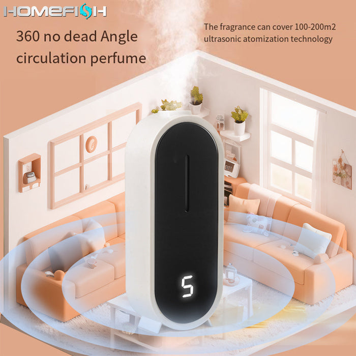 Fully Automatic Aromatherapy And Fragrance Machine Traceless Wall Mounted Desktop Hotel Home Fragrance Odor Removal