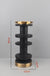 Creative Resin Cave Stone Metal Bamboo Candlestick Ornaments