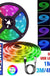 1-5M 5050 RGB USB LED Strip Light Colour Changing + 44 Keys IR Remote Control