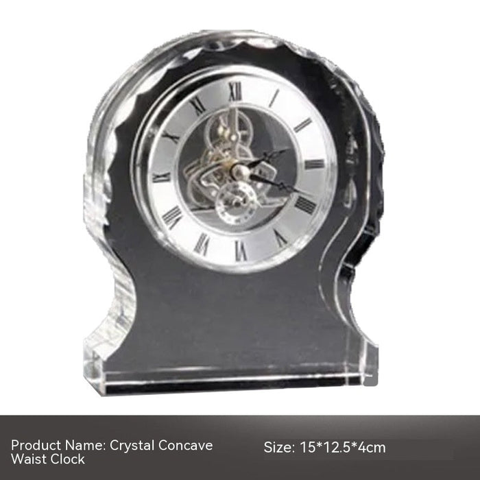 Crystal Clock Mechanical Ornament Soft Decoration