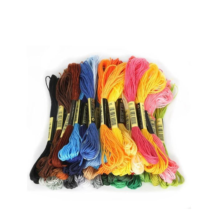 24/36/50/100/200PCS Cross Stitch Embroidery Thread 8m DIY Cotton Thread