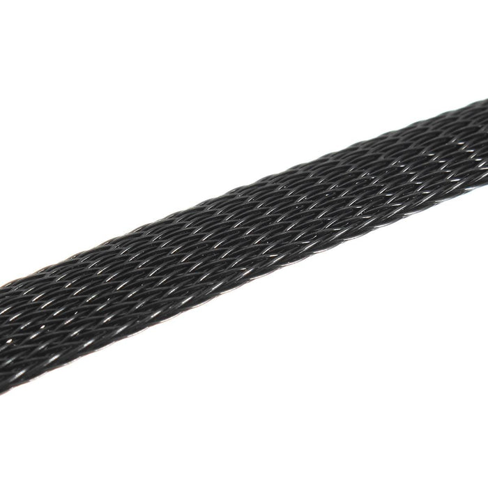 6m 8mm/10mm/12mm/15mm/20mm Wire Cable Sheathing Expandable Sleeving Braided Loom Tubing Black