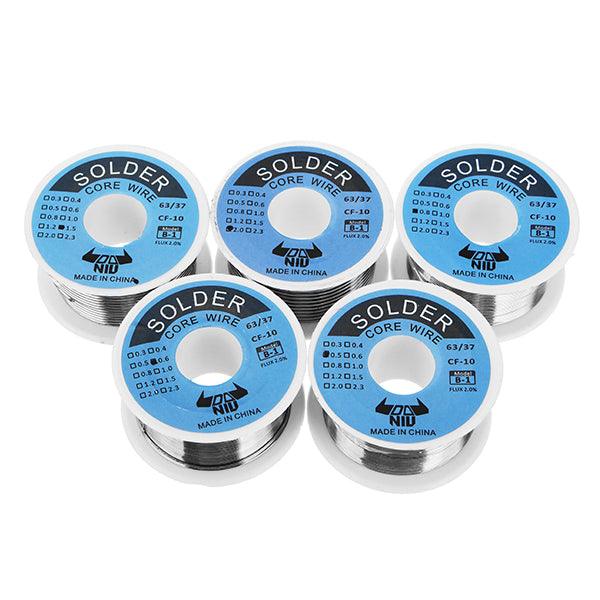 DANIU 100g 63/37 Tin Lead Rosin Core 0.5-2mm 2% Flux Reel Welding Line Solder Wire