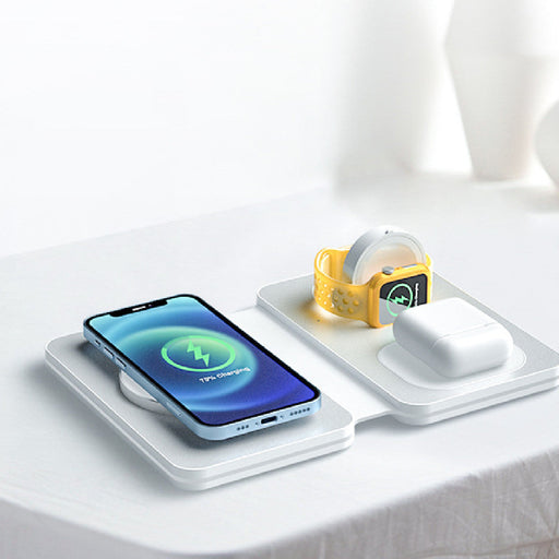 Aluminum Alloy Folding Wireless Charger Three-in-one