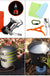 Portable Backpacking Outdoor Picnic Set Hiking Cookware Camping Pot Bowl Stove Set Burner