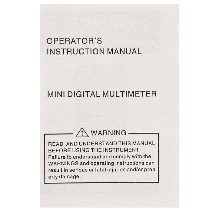 LCD Digital Multi Meters Volt Meterr AC/DC Ohm Meter Ammeter Capacitance OHM Tester