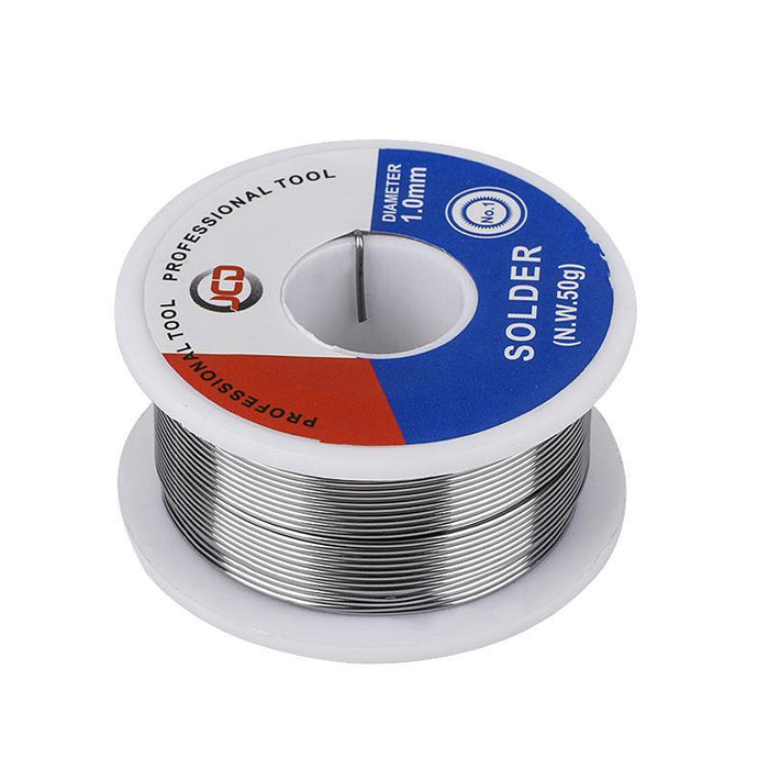 JCD 50G Solder Wire 60/40 FLUX 2.0% 0.6/0.8/1.0/1.2/1.5MM Tin Lead Tin Wire Melt Rosin Core Solder Soldering Wire Roll