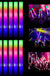 50-100pc LED Foam Sticks Flashing MultiColor Glow In Dark Light Up Party Concert