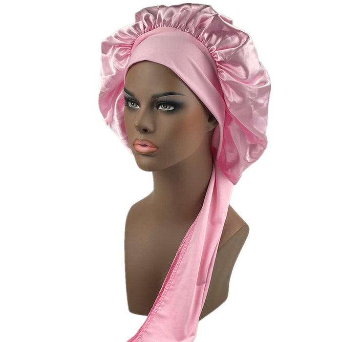 Extra Large Satin Bonnet Women Big Size Silk Bonnet Sleep Night Cap Bonnet Hat Bonnet Satin Cheveux Nuit Bonnets for Women