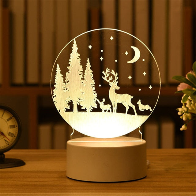 Acrylic Led Night Light - Okeihouse