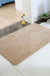 Beige Solid Tufted Bath Mat