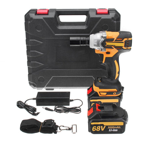 68V 6000mAh/8000mAh Electric Impact Wrench Cordless Brushless with 2 Rechargeable Battery