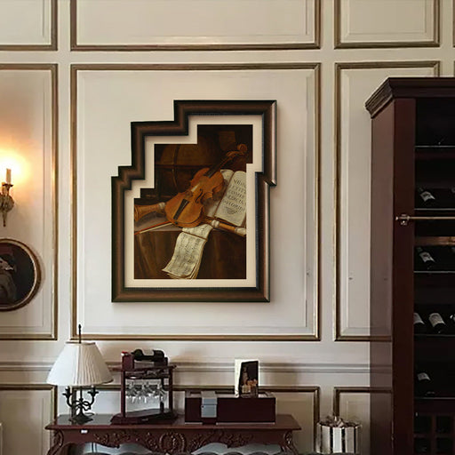 European-style Retro Irregular Decorative Bedroom Dining Room Niche Art Slightly Luxury Mural