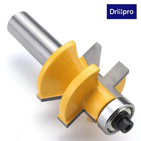 Drillpro RB34 1/2 Inch Shank Matched Tongue Groove V-notch Router Bit