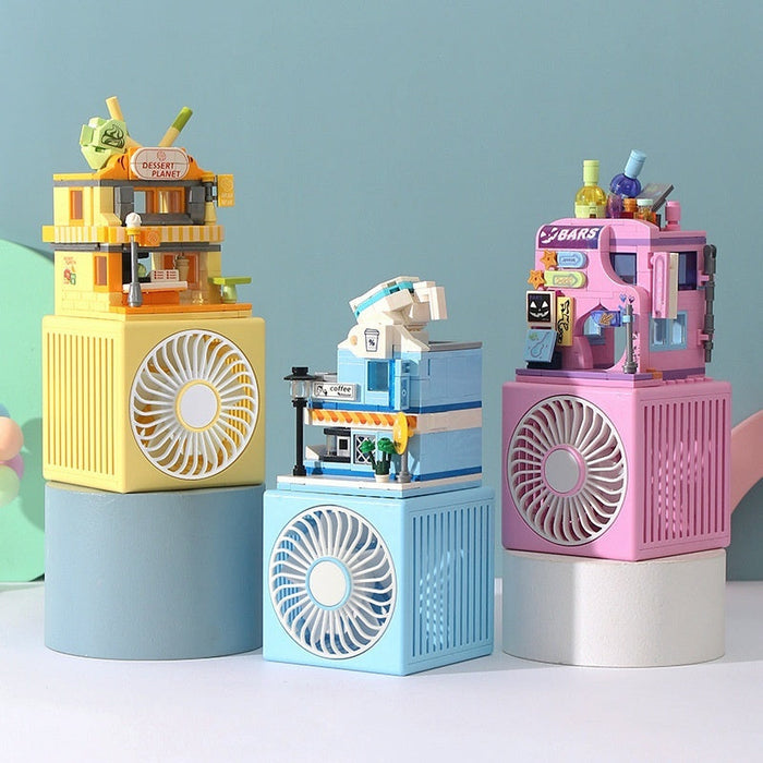 Creative Little Fan Street View Building Blocks Toy