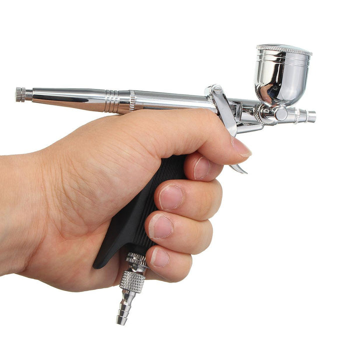 Dual Action 0.3mm 7cc and 11cc Airbrush Spray Gun Airbrush for Model Paint Tattoo