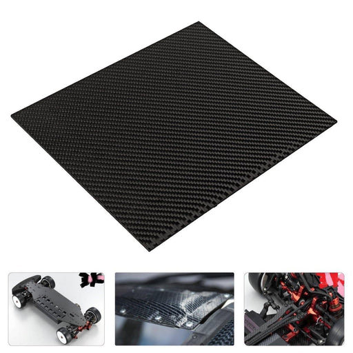 200x300x(0.5-5)mm Black Carbon Fiber Plate Panel Sheet Board Matte Twill Weave