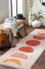 Feblilac Pink Moon Phase Runner Mat for Bedroom Bathroom