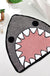 Feblilac Cute Shark Tufted Bath Mat