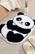 Feblilac Cute Panda Tufted Bath Mat